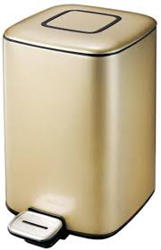 Touchless trash can package size: Buy Eko Step Trash Bin Gold 12l Online Shop Home Garden On Carrefour Uae