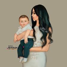 اكثر اسم ولد تحبوه شنو Fashionyista صور كارتونية للحلوات منشن لصديقاتك تشوفهن معك Mae E Filha Desenho Pintura Mae E Filho Fotos Mae E Bebe