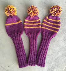 Maybe you would like to learn more about one of these? Handknit Golf Club Covers Made By Marni