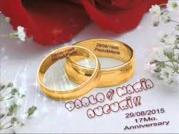 Ilary blasi e francesco totti, anniversario: Buon Anniversario Paolo E Maria Youtube