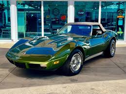 Image result for Blue Green 1973 Corvette