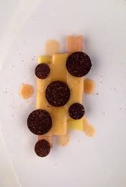 Braised Salsify Flavored With Tonka Bean And Gratinated With Melted Beaufort Cheese Honey And Espelette Dressi Beaufort Cheese Vegetable Recipes Black Truffle