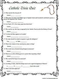 Displaying 162 questions associated with treatment. Our Catholic Trivia Is Based On Issues Unique To The Catholic Church