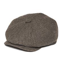 Botvela Men S 8 Piece Wool Blend Newsboy Flat Cap Herringbone Pattern In Classic 5 Colors Khaki Love Newsboy Caps Whic Newsboy Flat Cap Herringbone Pattern