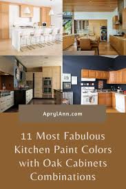 Many people like the cabinets can be prepared and painted within 1 to 3 weeks. 11 Most Fabulous Kitchen Paint Colors With Oak Cabinets Combinations You Must Know Aprylann
