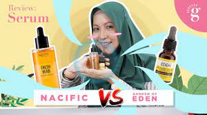 Garden of eden rosa t triple action acne serum (5ml) garnier light complete booster serum (with vitamin c) (30ml) birdnest essence serum hq; Review Serum Terbaik Di Malaysia Serum Nacific Vs Serum Garden Of Eden Youtube
