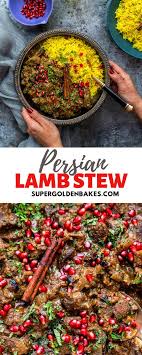 2 tablespoons each of chopped fresh mint and parsley. Persian Lamb Stew Supergolden Bakes Lamb Stew Recipes Ground Lamb Recipes Lamb Stew