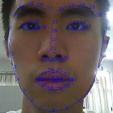 The flow chart of eye blinking and yawn detection R/G/B signals...
