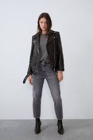 Oversized Leather Jacket Jackets Woman Zara Canada Laderjacka Jacka