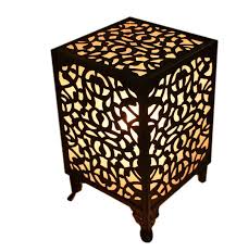 Oxidized Brass Moroccan Table Lamp Moroccan Table Lamp Brass Table Lamps Table Lamp