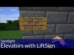 Omgcraft S Minecraft Easy Elevator Tutorial W Plugins With Images Minecraft Minecraft Creations Minecraft Videos
