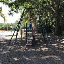 Kid Friendly Zip Line At Hanna Park In Jacksonville Beach Florida Jacksonvillebeach Florida Jacksonville Beach Beach Mom Natural Playground