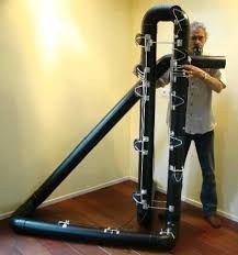 Subcontrabass Flute This Gentle Giant Of The Largest Instruments In The Flute Family Measures Over 15 Feet 4 6 M Long Musical Instruments Musicals Flute