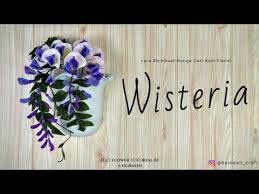 Tutorial membuat bunga matahari dari kain flanel hai sobat kreatif, di upload kali ini saya share cara sederhana membuat bunga matahari berbahan kain flanel, caranya sangat mudah sangat sesuai untuk mengisi waktu luang. Cara Membuat Bunga Wisteria Dari Kain Flanel How To Make Wisteria Felt Flower Youtube Felt Flowers Diy Felt Flowers Felt Flower Tutorial