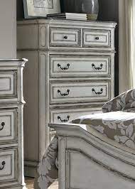 Magnolia Manor Antique White 5 Drawer Chest In 2021 White Furniture Living Room Liberty Furniture Painting Wooden Furniture