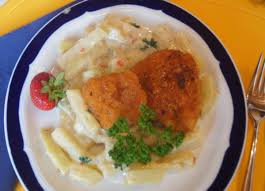 Mini Hahnchen Schnitzel Auf Kohlrabi Rahmgemuse Rezept Kochbar De