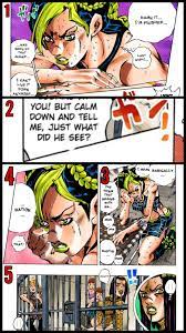 Jolyne masturbated