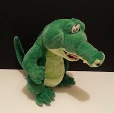 Disney Store Official Peter Pan Crocodile Alligator Plush 12 Captain Hook Peter Pan Crocodile Animal Pillows Captain Hook