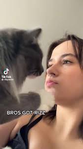 he's smooth with it too @rileymelin #fyp #damn #rizz #cat