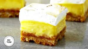 How Do You Turn Lemon Meringue Pie Into Squares Youtube Lemon Squares Recipe Lemon Meringue Pie Meringue Pie