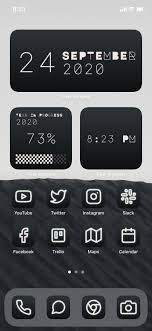 Black And White Aesthetic Ios14 Widget Design Wallpaper Widget Design Homescreen Iphone Wallpaper App