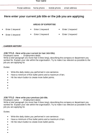 How to format your curriculum vitae, or cv. Download Blank Cv Template For Free Formtemplate