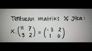 We did not find results for: Cara Mudah Menentukan Matriks X Jika Xa B Youtube