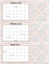 Download this landscape layout editable printable april may june 2020 calendar template word, pdf and thousands free printable 2020 calendar with the us. Free Printable 2020 Quarterly Calendars With Holidays 3 Designs