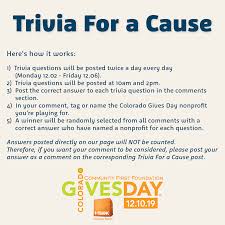 What did james huff discover near argentine pass, on september 14, 1864? Firstbank Colorado Gives Day Trivia For A Cause Is Back Facebook