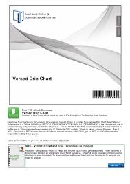 Versed Drip Chart The Ultimate Pdf Search Engine And