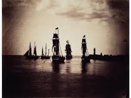 Gustave Le Gray 1820 1884 Bateaux Quittant Le Port Du Havre Navires Photographie Ancienne Le Havre Port Du Havre