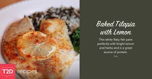 As a diabetic, it's important to make sure you eat healthy meals that don't cause your blood sugar to spike. Baked Tilapia With Lemon Recipe Type2diabetes Com