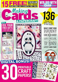 Buy a single copy or a subscription to making cards magazine from the worlds largest online newsagent. Making Cards And Papercraft Magazine May 2019 Issue Anino
