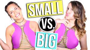Big Boobs VS. Small Boobs: Bra Shopping! (feat. Adrienne Finch!)| Lyndsay  Rae - YouTube