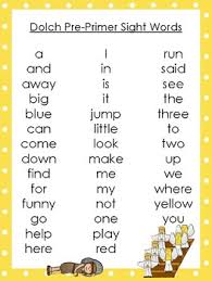 I have designed my flashcards so that the print is large and easily read, and so that the flashcards fit into. Preschool Sight Word List School Style
