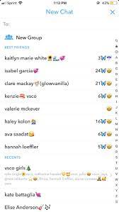 My Best Friends List Best Friends List Snapchat Names Snapchat Best Friends