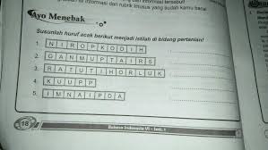 Check spelling or type a new query. Susunlah Huruf Acak Berikut Menjadi Istilah Dibidang Pertanian Brainly Co Id