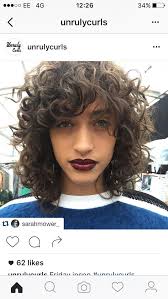 Curly Badass Bangs Curly Hair Styles Curly Hair Dos Medium Hair Styles