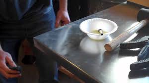 zinc kitchen countertop using break