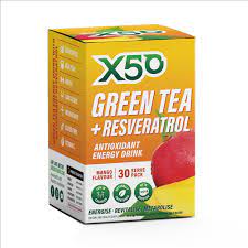 X50 Green Tea Mango Resveratrol Sprint Fit Nz