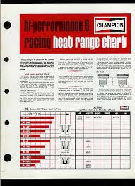Autolite Racing Spark Plug Heat Range Chart