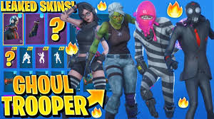 The outfit was introduced as part of the fortnitemares update. New All Leaked Halloween Skins Emotes Free Rewards Ghoul Trooper Teef Chaos Agent Youtube