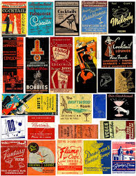 Classic MATCHBOOKS! Retro Mid-century Collage. COCKTAIL Matchbook Vintage  Illustration DIGITAL Download. Matchbook Clip Art. All Sizes. - Etsy