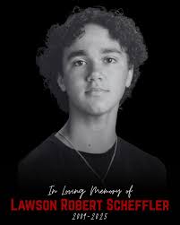 The Vikings Rugby Club send our deepest condolences to Lawson's Family,  Friends and Teammates. Lawson Robert Scheffler Student at Port Perry High  School, Rugby player with Port Perry Rebels and Oshawa Vikings