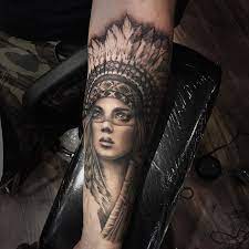 Series of videos designed to teach basic. Native American Woman Tattoo Headdress Tattoo Indian Women Tattoo Native American Tattoo