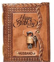 Think about what your guy is interested in; Di Kraft Husband Embossed Happy Birthday Gift Handmade Paper Diary With Lock A5 Diary Unruled 200 Pages Price In India Buy Di Kraft Husband Embossed Happy Birthday Gift Handmade Paper Diary With Lock