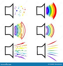 The Symbol of Belonging To Sexual Minorities. Set of Icons Megaphones with  Rainbow Sounds. Lesbians and Gays Stock Vector - Illustration of  orientation, homosexuality: 91694082