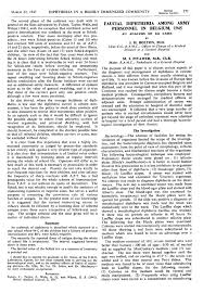 Maybe you would like to learn more about one of these? Faucial Diphtheria Among Army Personnel The Bmj