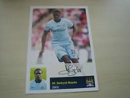 Manchester city have recalled dedryck boyata from his loan at the eredivisie side fc twente. Dedryck Boyata Manchester City Fc Signed Rare Free Post Ebay