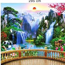 Gambar pemandangan alam yang indah menakjubkan. Wallpaper Dinding 3d Custom Murah Berkualitas Gambar Taman Indah Dolphinsquare Shopee Indonesia
